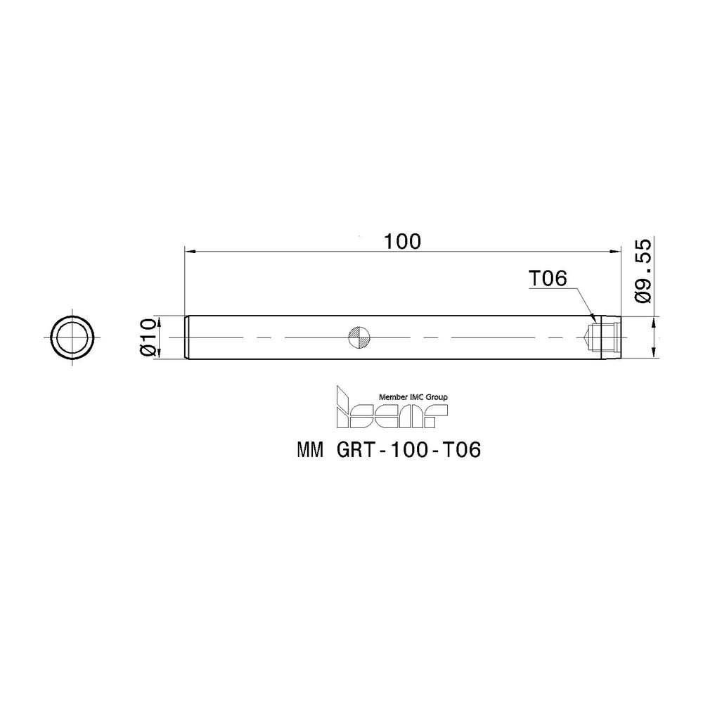 直送」イスカル MM GRT 100-T06 マルチマスター用ホルダー-